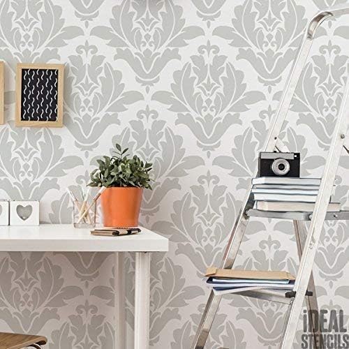 Schablonen Baumarkt Farbe Wände Stoffe & Möbel Art Déco Vintage Diamant