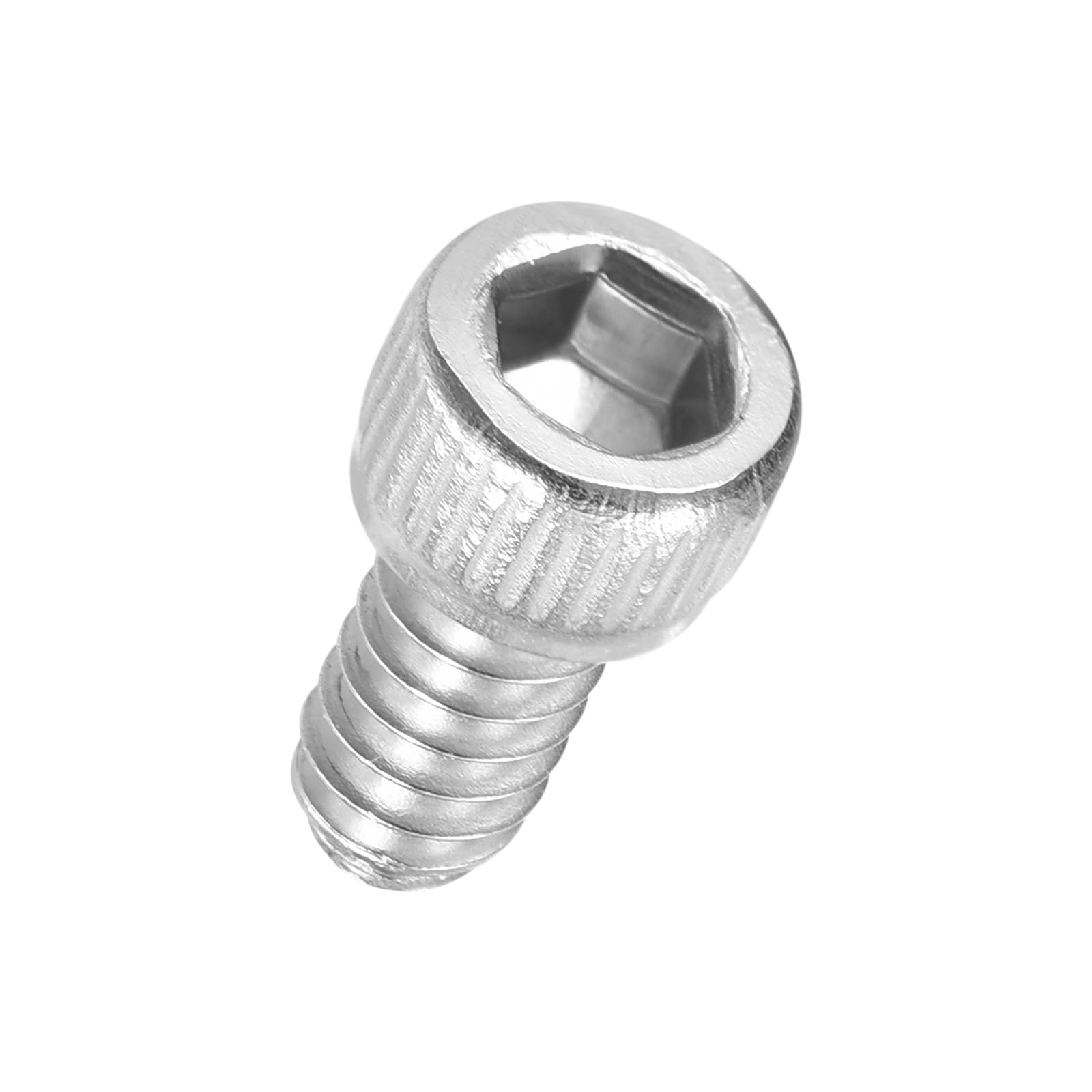 Kozelo 100pcs Socket Head Cap Screws - [#6-32 x 1/4"] UNC 304 Stainless Steel Allen Socket Drive for Electrical Motor 3D Printing Fan Engine Replacement Use, Silver — image 1