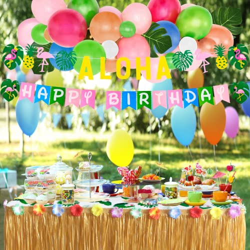 Tropical Luau Party Decoration Pack Hawaiian Beach Theme Party Flamingo