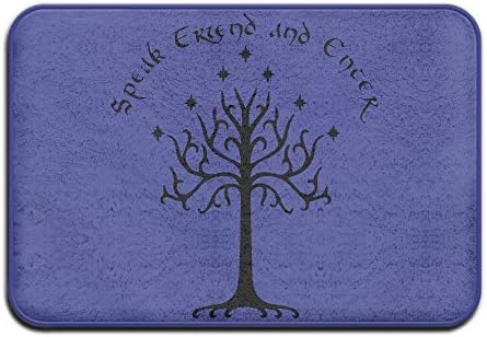 Speak Friend And Enter Home Doormat Floor Mat 24x16 inch Non-slip