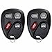 2 KeylessOption Replacement 4 Button Keyless Entry Remote Controls Key Fobs Compatible with 10246215