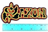 Saxon Band logo Heavy Metal Punk Rock Jacket T Shirt Patch Sew Iron on Embroidered Symbol Badge Cloth Sign Costume