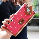 Bessky Women's Birds Clutch Wallet Long Zip Button Card Purse Handbag