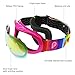 PP PICADOR Ski Goggles Snow Goggle for Kid Boy Girl with OTG Anti-Fog Len(Pink)