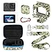 Gopro Accessories Kits, Kitspeed Portable Action Camera Accessory Kit with Camouflage for GoPro Hero 5/Hero 6/Hero (2018), Storage Bag, Lens Cap Cover,Protective Case,Carabiner, Strap,Lens Film