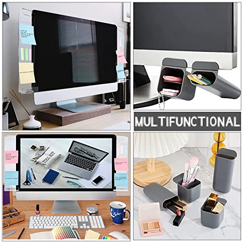 Barelove Computer Screen Desktop Organizer, Set of 2 Monitor Memo Board