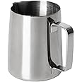 12oz Milk Frothing Pitcher, Stainless Steel Milk Frother Cup, Steamer Espresso Cup for Espresso Machine