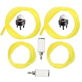 Milttor Fuel Lines with Fuel Filter & Primer Bulb for Tygon Craftsman Poulan Chainsaw