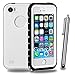 iPhone SE Waterproof Case,Cattech [Water resistant] IP68 Protection Dirt-poof Shockproof Snow-proof ,Underwater Hard Armor Rugged Full Body Sealed Case Cover for iPhone 5/5S/SE + Stylus (White)