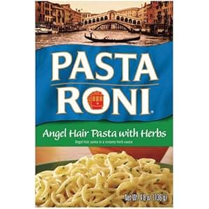 Amazon.com : Pasta Roni, Angel Hair Pasta with Herbs, 4.8 Oz : Grocery ...