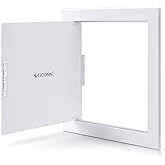 TICONN Access Panel for Drywall, 8 x 8 Inch ABS Plastic Wall Hole Cover Access Doors, Easy Install Plumbing Wall Panel for Dr
