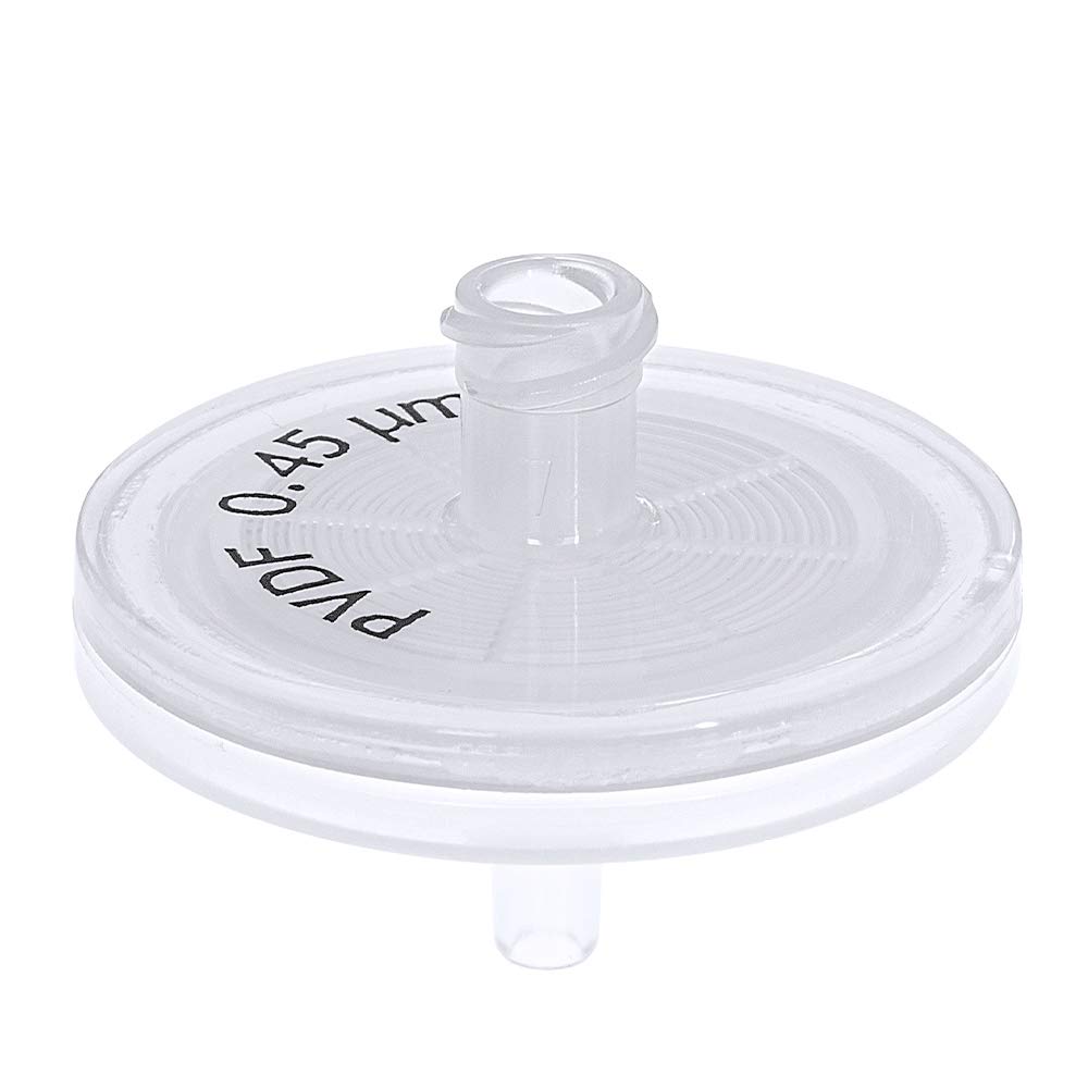 GVS Filter Technology, Syringe Filter, ABLUO, 25mm, PVDF Membrane, 0.45µm, PP Housing, 100/pk