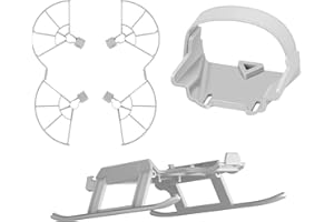 YETEETH (3-in-1) Mini 3 Pro Propeller Guard + Landing Gear + Propeller Holder Strap for DJI Mini 3 Pro Accessories (NOT for 2022 DJI Mini 3)