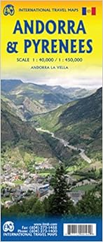 Pyrenees & Andorra Travel Reference Map 1:450,000/1:40,000 Pyrenees & Andorra Travel Reference Map 1:450,000/1:40,000