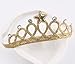 DANMY Baby Girl Rhinestone Crown Headbands Toddler Princess Headband Hair Accessories (2PCS)