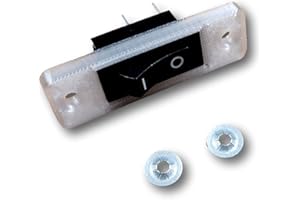 AFTERMARKET JENN AIR Aftermarket Replacement Jenn Air Fan Switch Cooktop/Stove/Range - 2 Wires (Black)