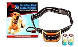 EpicPet Premium Bark Collar - Vibration Correction No Bark Collar with Adjustable Sensitivity for Large, Medium, and Small Breed Dogs with Extra 6V Battery