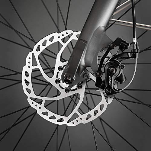 RUJOI Bike Disc Brake Kit, Aluminum Front and Rear Caliper, Full