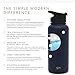 Simple Modern 32oz Water Bottle, Insulated Reusable Wide Mouth Stainless Steel Metal Flask 1 Liter Thermos with Flip Lid, Deep Ocean