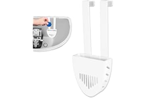 1 Sets Toilet Tank Pucks Holder, Hanging Toilet Bowl Carrier Hook Pucks Holder Hanger Bracket Caddy Avoids Crumbling from Wat