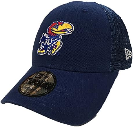 Kansas Jayhawks New Era Trucker Washed Adjustable Hat