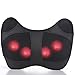 EODO Shiatsu Heat Therapy Massaging Pillow,Massage Pillow Massager That Relieve Neck, Shoulder & Back Sore Muscles