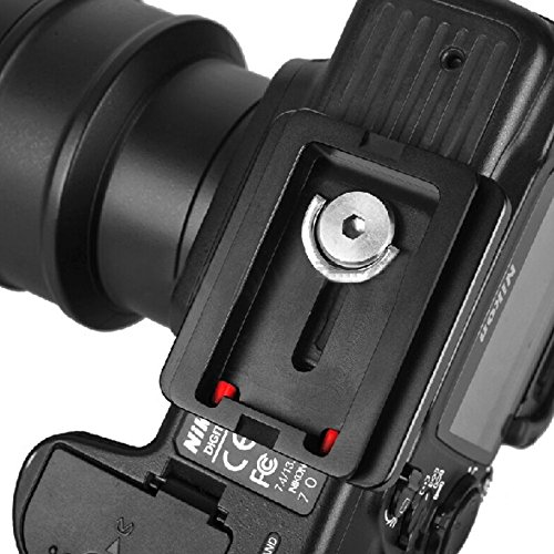 pangshi 5 Pack 1/4" Quick Release Plate Mounting Screw D-ring D Shaft QR Screw Adapter Mount for DSLR Camera Tripod Monopod QR Plate Ballhead Stabilizer - Thumbnail 4