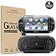 (4-Pack) Screen Protectors for Sony PlayStation Vita 2000 with Back Covers, Akwox 9H Tempered Glass Front Screen Protector and HD Clear Crystal PET Back Screen Protective Film for PS Vita PSV 2000
