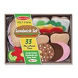 Kitchen MELISSA & DOUG FELT FOOD SANDWICH SET (Set of 6) Book