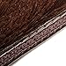 ACTCUT Super Soft Indoor Modern Shag Area Silky Smooth Fur Rugs Fluffy Anti-Skid Shaggy Area Rug Dining Living Room Carpet Comfy Bedroom Floor 4- Feet by 5- Feet (Coffee)