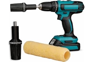 PowerSpin Pro ™ Paint Roller Cleaner, Drill-Powered Centrifugal Cleaning Tool for Fast Paint Roller Cleanup and Reuse