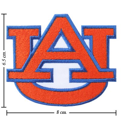 Auburn Tigers Type-1 Embroidered Iron On Patch
