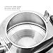 Whistling Tea Kettle Stainless Steel Teapot for Stove Top - Thin Base - Fast Boil - 3.7L/4Qt - by AMFOCUS