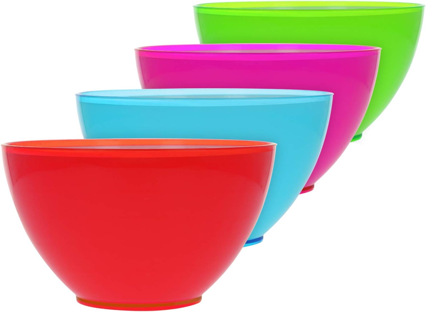 comfour® 4X Cereal Bowl Set Made of Plastic Design Cereal Bowl, Bowl