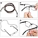 Kenkio 6 Pieces PU Leather Eyeglass Strap Eyeglass Chain Eyeglass Cords Retainer