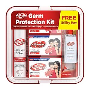Lifebuoy Germ Protection Kit – Contains Soap, Handwash, Hand Sanitizer & Germ Kill Spray