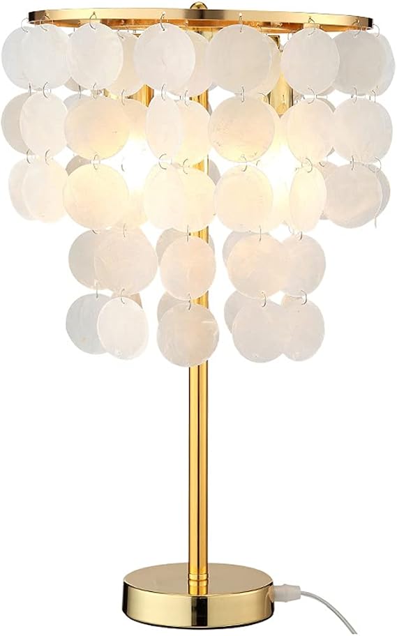 Table lamp شخصية الإبداعية شل السرير الجدول مصباح بسيط ضوء الفاخرة