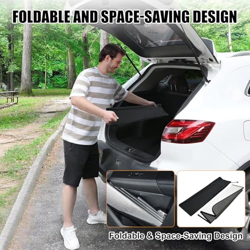 Sun Visor for VW Tiguan 2020-2025 Foldable Front Windshield Interior Thermal Insulation UV Protection Privacy