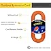 Epicord 16/3 Extension Cord Outdoor Extension Cord (50 ft) Orange Heavy Duty Extension Cord(Orange)