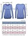 Jazzco Womens Long Sleeve Scoop Neck Pleats Blouse Shirts