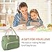 Insulated Cooler Leakproof Reusable Lunch Bag - Lunch Box Tote Bag with Adjustable Shoulder Strap for Women and man Multi-functional Large Capacity (Green)