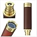 Pirate Brass Telescope，SGODDE 25x30 Zoomable Spyglass，Collapsible Handheld Monocular Scope with Day Night Version for Kids,Gifts,Travel, Hiking, Hunting,Pirate Navigation