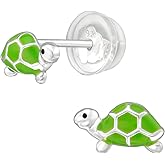 925 Sterling Silver Children's Cute Animal Stud Earrings