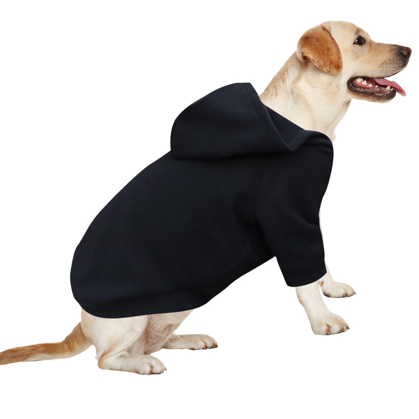 HuaLiSiJi Dog Hoodie Dog Sweatshirt Warm and Lightweight, With a Soft Texture, Elasticity Easy to Wear and Bright Colors (Black, 5XL)