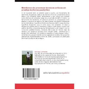 Monitoreo de procesos técnicos críticos en predios lecheros pastoriles: Monitoreo de procesos técnicos críticos en la performance bioeconómica de