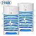 W-WAPIKE Bug Zapper, 2 Pack Plug-in Electric Mosquito Zapper Indoor Portable High-Voltage Grids Lamp, No Toxic, Odorless, Noiseless Perfect for Home/Offices/Porches/Warehouses