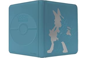 Ultra Pro | Pokemon Elite Series: Lucario 9-Pocket Zippered PRO Binder | Trading Card Game Accessory| Ages 6+