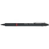 rOtring Rapid Pro Medium Point Ballpoint Pen, Black Body (1904292)