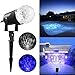 Elepawl Magical Spotlight Rotating Led Projector Light with Flame Lightings, Lightshow Projection Kaleidoscope LED for Indoor Outdoor Halloween Christmas Festival Decorations for Home Garden Landscape