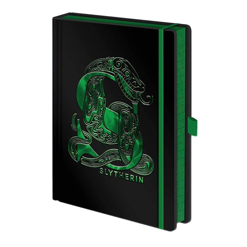 Pyramid International HARRY POTTER Hardcover A5 Notebook Embossed with Slytherin Foil Design - Official Merchandise